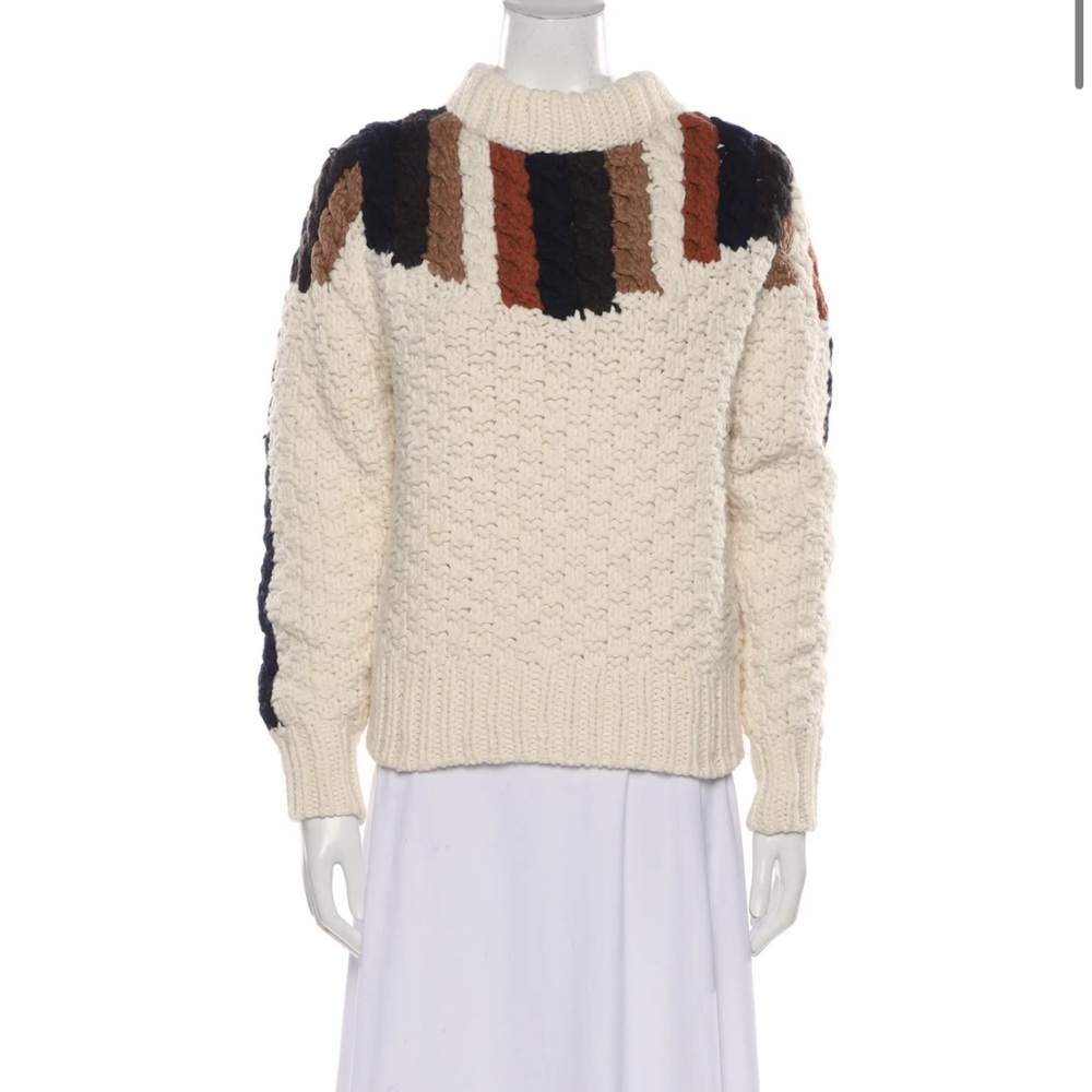 SEA NEW YORK
Wool Colorblock Pattern Sweater
Size: S